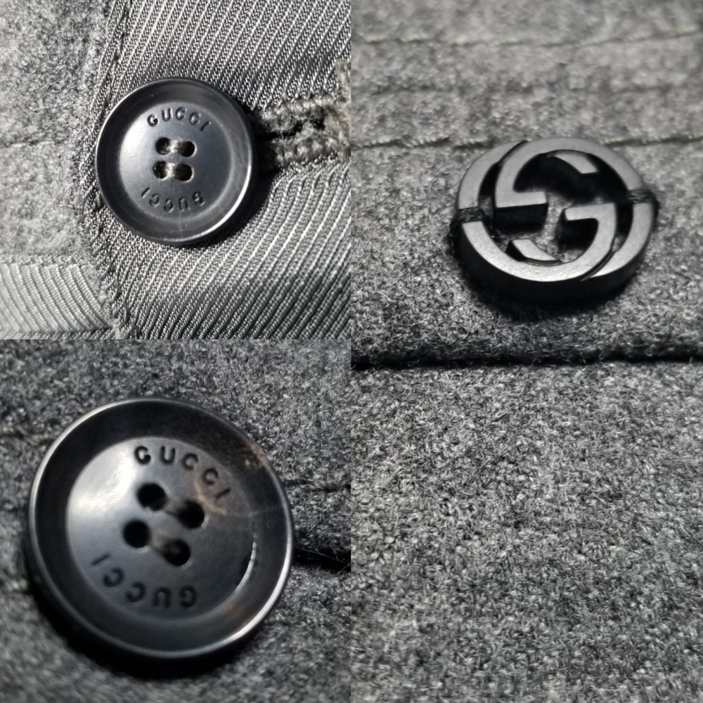 Gucci Wool and Cashmere Gray Pencil Skirt 44 8 - Picture 7 of 7